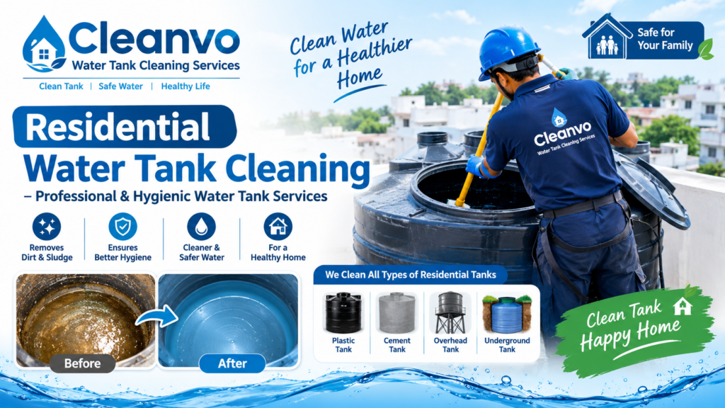 Residential Water Tank Cleaning